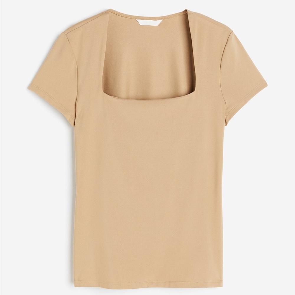 H&M Square Neck Tee | Like New